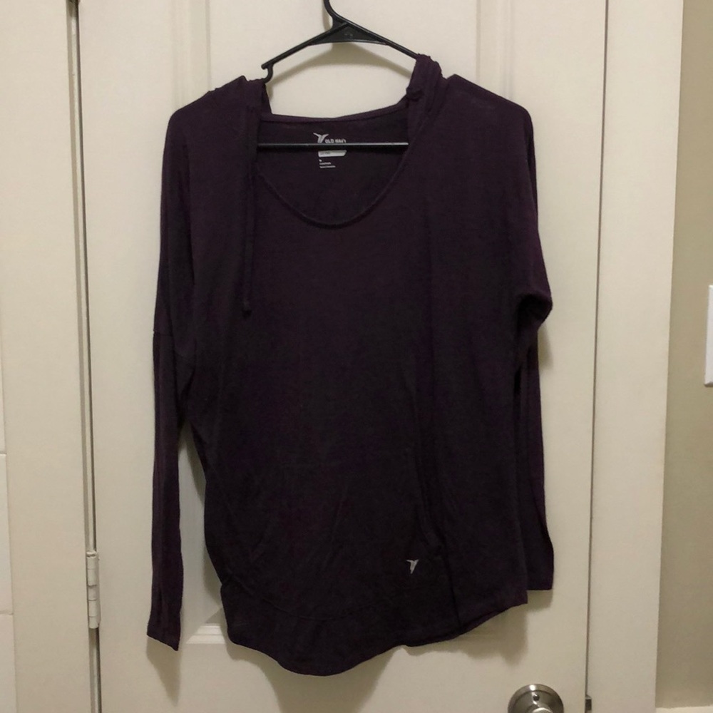 Purple old navy long sleeve active wear
